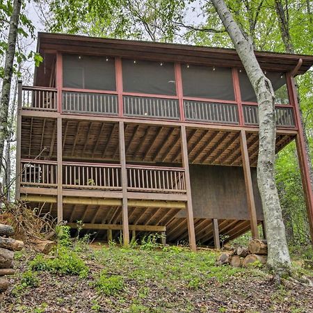 Peaceful Blue Ridge Cabin With Decks And Fire Pit 외부 사진